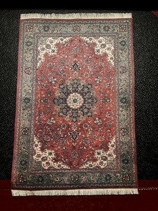 One Dollhouse Size Oriental Style Rug By Macdoc 1:12 Scale 8 3/4 " X 5 3/4 "