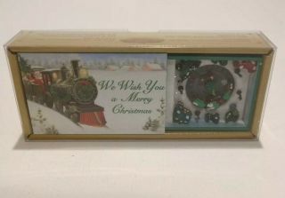 Gold Label Mr.  Christmas Matchbox Melodies We Wish You A Merry Christmas