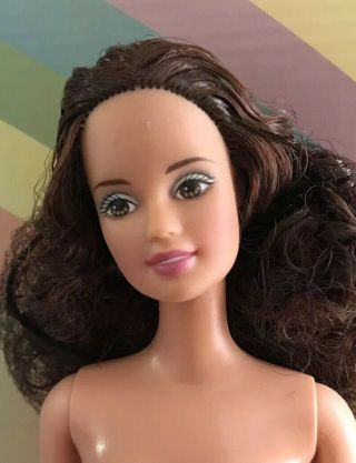 Vintage Barbie Teresa Doll Curly Brunette Brown Eyes