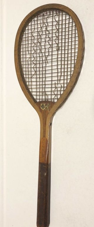 Antique Lenox Tennis Racquet