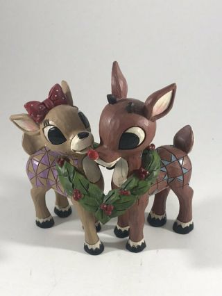 Jim Shore Rudolph & Clarice Reindeer Figurine 4053069