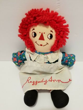 Raggedy Ann Vintage Applause Knickerbocker Toy Company 13 "