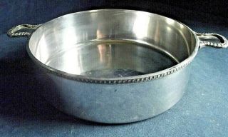 Good Large Silver Plated Fruit Bowl C1900