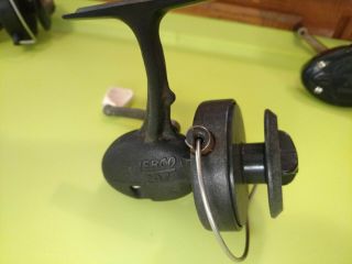 3 Vintage Fishing Reels Spinning 1 Zebco 707 And 2 Great Lakes 77 4