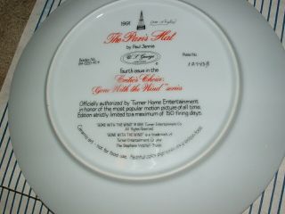 7 GONE WITH THE WIND Collector Plates W.  L.  GEORGE CRITICS CHOICE 1991 5