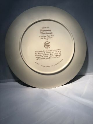 Norman Rockwell plate 