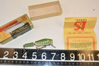 Old Early L&s Lure Minnow Bait In The Box Color