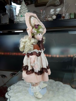 Vintage Brinn ' s February Porcelain Girl Doll 15 