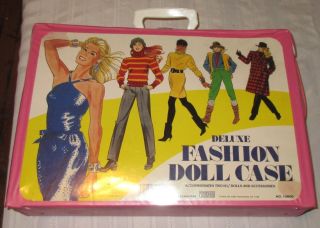 Deluxe Fashion Doll Case Usa Made 10800 Tara Toy Corp Vintage 17 1/2 X 12 1/4
