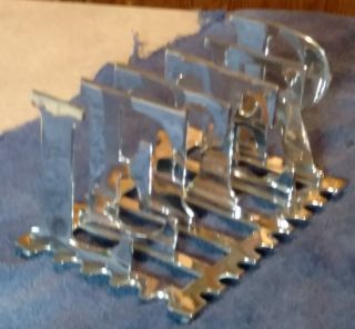 Vintage Silver Plated Letter Holder Made In India For Department 56 Inc " Letters