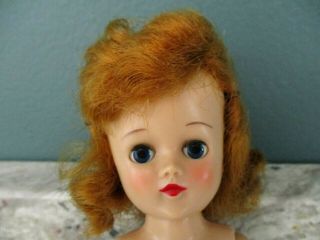Vintage Vogue Ginny Sister Jill Doll Auburn Red Wig Walker Bent Knee Doll