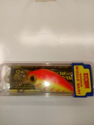 Pre Rapala Storm Magnum Wiggle Wart Charteuse/fluor Red Hb Av48