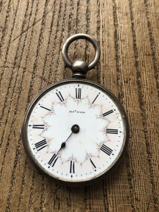 Antique Pocket Watch Silver Case Swiss Movement Spares Repairs