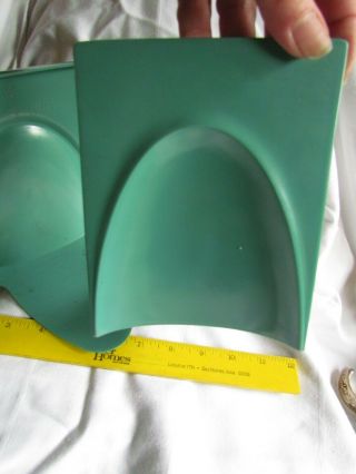 Wonderful Pair Mcm Gaylord Plastics Atomic Bookends Old Stock 50 