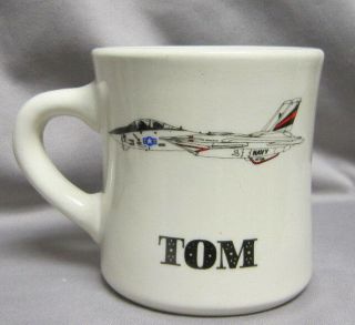 Navy Vf 154 Black Knights One Five Four Fighter Squadron Coffee Mug With Tom