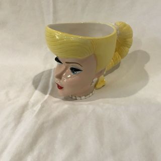Vintage 1994 " From Barbie With Love " Ceramic Blonde Pony Tail Mug By Enesco