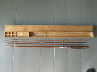 Vintage 4pc.  7.  5 Ft Bamboo Fly Rod