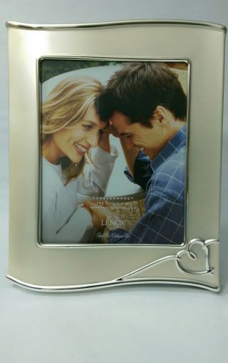 Lenox Forevermore Silverplated 8 " X 10 " Photo Frame Personal Expressions