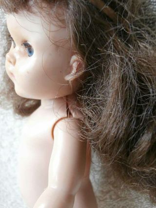 Vintage Ginny Vogue Straight Leg Doll Molded Lashes As Found 3