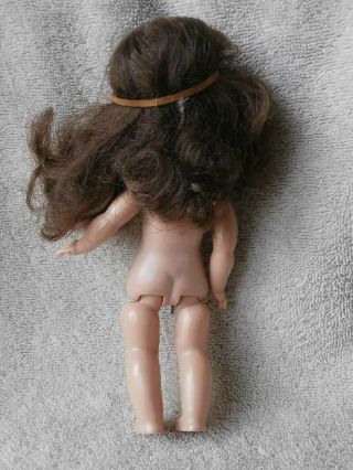 Vintage Ginny Vogue Straight Leg Doll Molded Lashes As Found 4