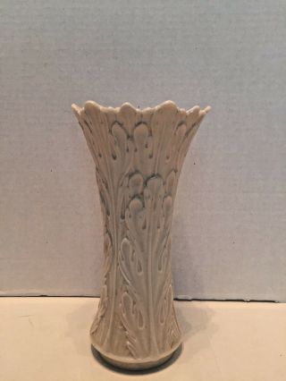 Lenox Vase Woodland Tree Cream 8.  5 " Tall