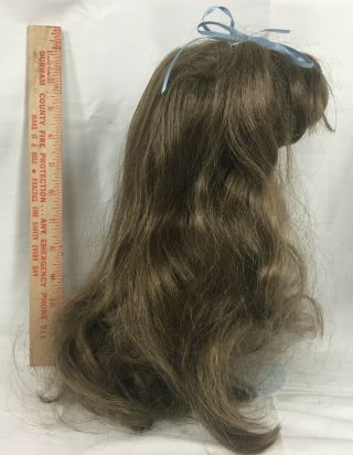 Vintage Kemper 14 - 15 Long Brown Hair Doll Wig Should Fit My Twinn Dolls