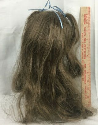 Vintage Kemper 14 - 15 Long Brown Hair Doll Wig Should Fit My Twinn Dolls 3