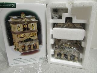 Dept 56 58498 Dickens Village Piccadilly Gallery Lighted Building Mib D8