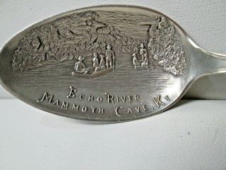 Echo River Mammoth Cave Ky Sterling Silver Souvenir Spoon