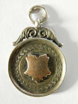 Antique Solid Silver Pocket Watch Fob,  T.  P Maker