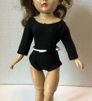 Vintage 1957 Vogue Jill Black Leotard 7561 Doll Not
