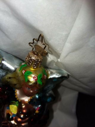 Gorgeous Christopher Radko Angel of Mercy Christmas Ornament w box 4
