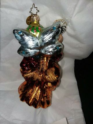 Gorgeous Christopher Radko Angel of Mercy Christmas Ornament w box 8