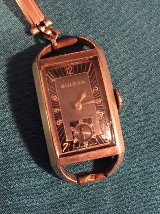 Vintage Antique Bulova Gold Watch Only Serial Number 9410227