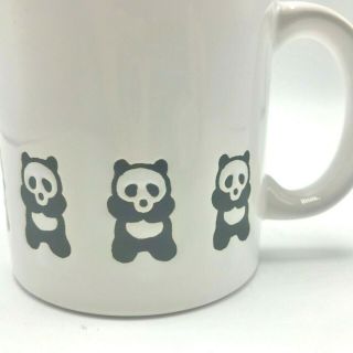 Vintage Waechtersbach Panda Mug Black And White Mini Pandas Made In Spain