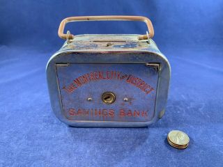 Antique Vintage Metal Still Bank - Montreal City Savings Bank