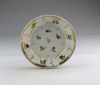 Large Fine Antique 18/19thc Continental / English Porcelain Cabinet Plate Dish