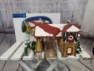 Department 56 Snow Village Last Stop Gas Station Holiday Decoration 55012