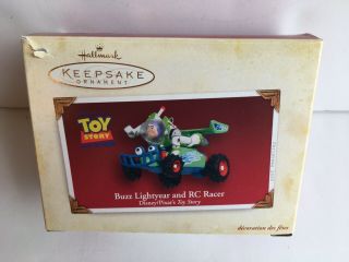 Hallmark Disney Toy Story Buzz Lightyear and RC Racer Ornament 2005 2