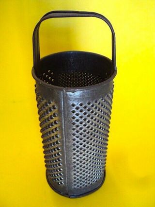 Antique Creamcity 10 Inch Round Cheese Grater Very Good