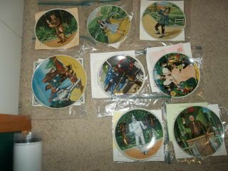 The Wizard Of Oz James Auckland Collectors Plates Set Of 8 Knowles Plates Le Dor