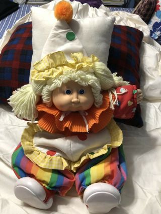 Vintage Cabbage Patch Kids Doll In Circus Clown Outfit 1978 - 1982