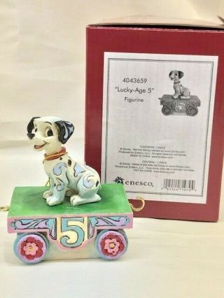 Jim Shore Disney Traditions 4043659 101 Dalmatians Lucky Birthday Train Age 5