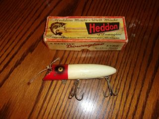 Vintage Heddon King Basser Fishing Lure And Box