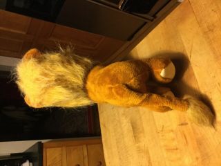 Large Vintage Merrythought Stuffed Animal Lion 1940 ' s or 50 ' s Cond. 5