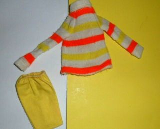 Barbie 1862 Country Caper Mod Shorts Sweater Set 1960 