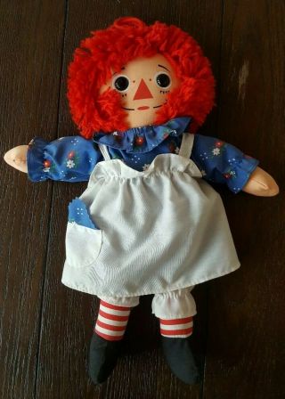 Vintage Raggedy Ann 18 " Playskool 1987 Plush Soft Doll