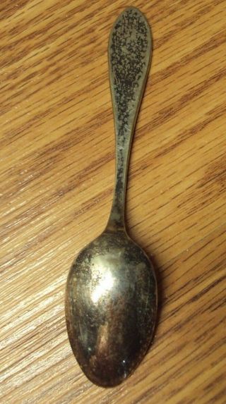 Vtg Estate Find OLD NORTH CHURCH Silverplate Spoon 4 & 3/8 