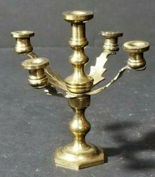 Vintage Weba Ware Brass Mini Candle Stick Holder.  Made In England.