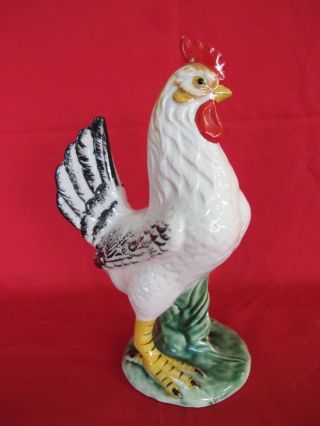 Vintage Napco Japan Rooster Chicken Figurine About 9 Inches Tall
